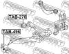 TOYOT 4806068020 Control Arm-/Trailing Arm Bush